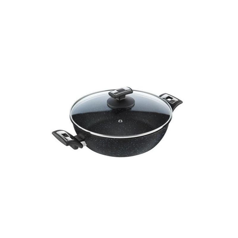 Kolimax Univerzálna panvica BLACK GRANITEC s pokrievkou, priemer 26 cm 1