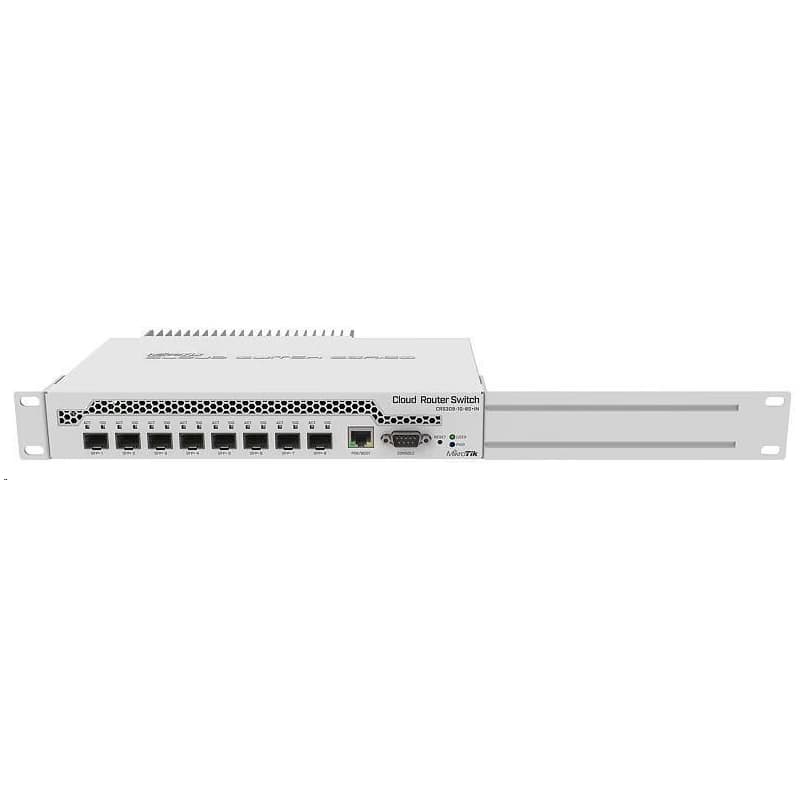 MikroTik Cloud Router Switch CRS309-1G-8S+IN, 800MHz CPU, 512MB RAM, 1xLAN, 8xSFP+ slot, vr. L5 licencie 4