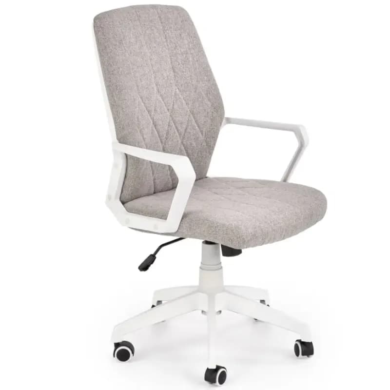 Kancelárske kreslo Spin 2 Biely/Svetlý Šedá 1