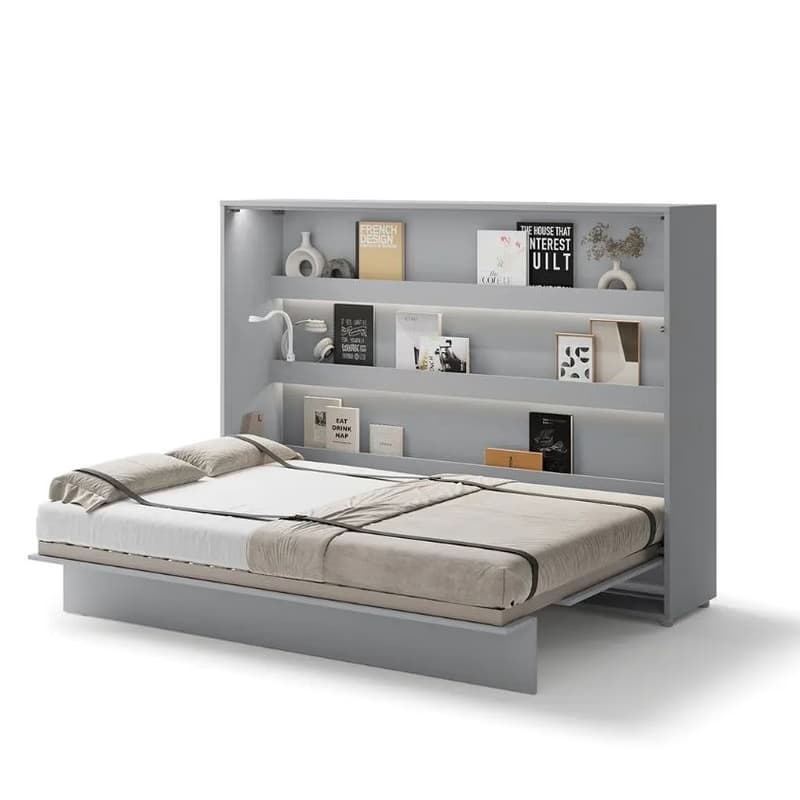 Dig-net nábytok Sklápacia posteľ Lenart BED CONCEPT BC-04 sivá | 140 x 200 cm 4