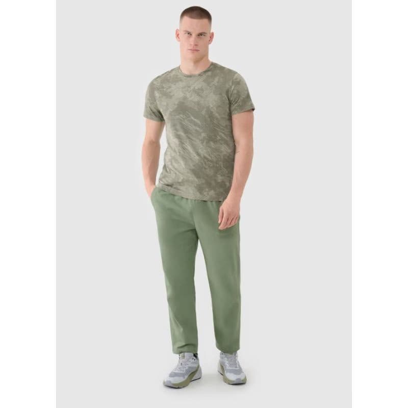 Pánske nohavice 4F TROUSERS CAS-WSS25TTROM0999-44S-OLIVE 4