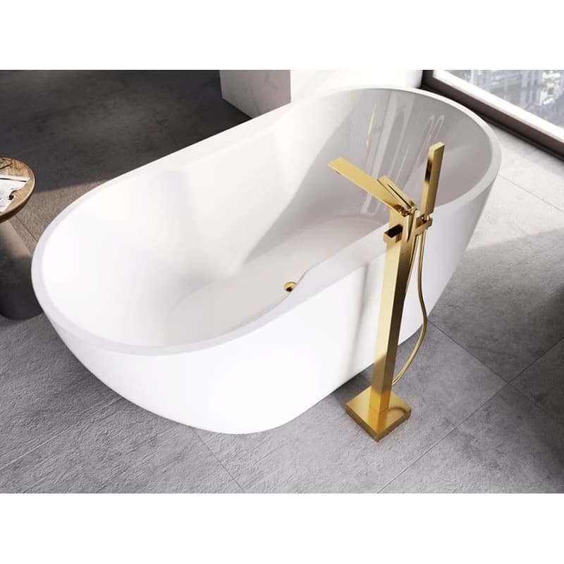 BESCO - Voľne stojaca vaňa NAVIA - Farba - Biela, Rozmer vane - 160 × 80 cm VANNAVIA160 2