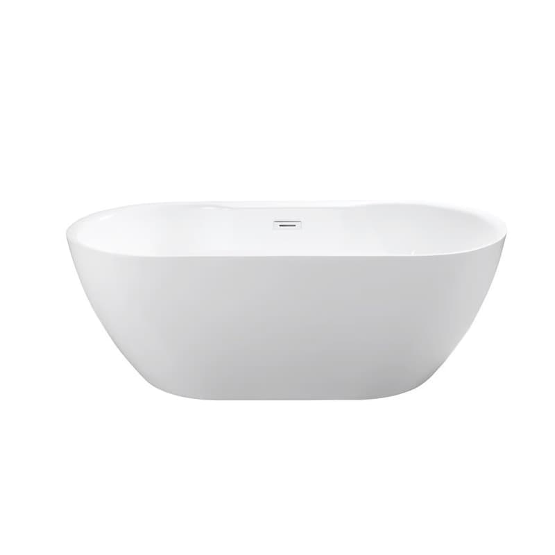 BESCO - Voľne stojaca vaňa NAVIA - Farba - Biela, Rozmer vane - 160 × 80 cm VANNAVIA160 5