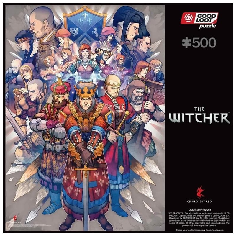 GLO GAMING PUZZLE: THE WITCHER NORTHERN REALMS