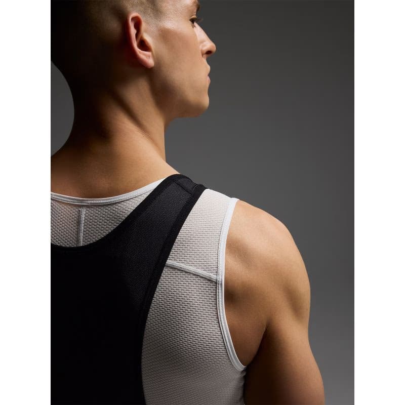 Pánske tréningové tričko bez rukávov 4F SLEEVELESS FNK-WSS25TFSLM433-11S-OFF WHITE 5