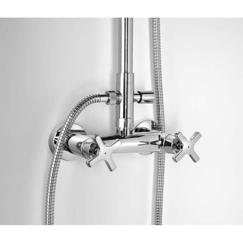 SAPHO - AIRTECH-AXIA sprchový stĺp k napojeniu na batériu, chróm 990E 6