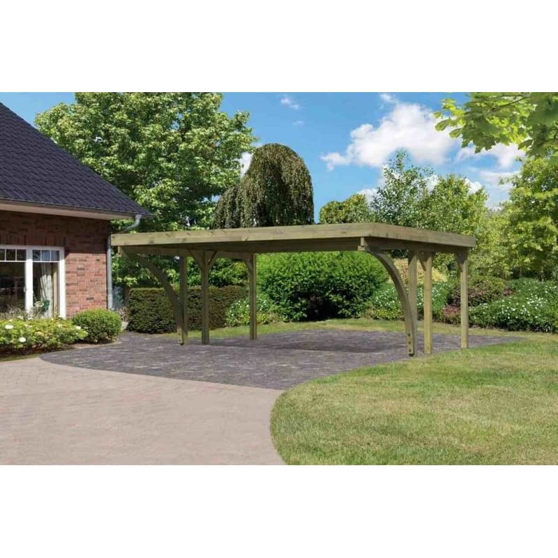 Drevený prístrešok / carport CLASSIC 1C Lanitplast 1