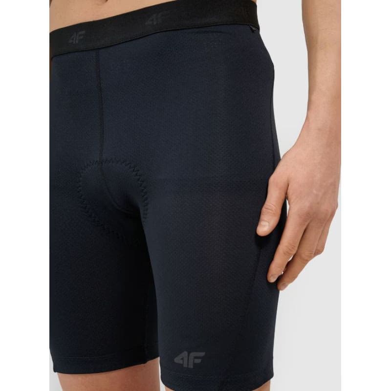 Pánske cyklistické nohavice 4F SHORT TIGHTS FNK-WSS25TFSTM031-20S-DEEP BLACK 2