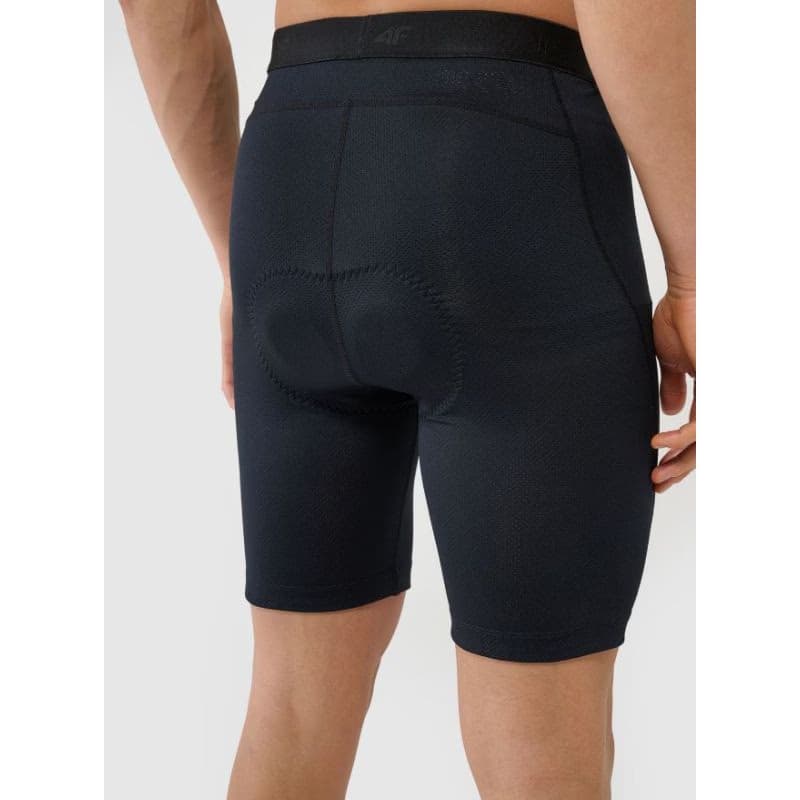 Pánske cyklistické nohavice 4F SHORT TIGHTS FNK-WSS25TFSTM031-20S-DEEP BLACK 3
