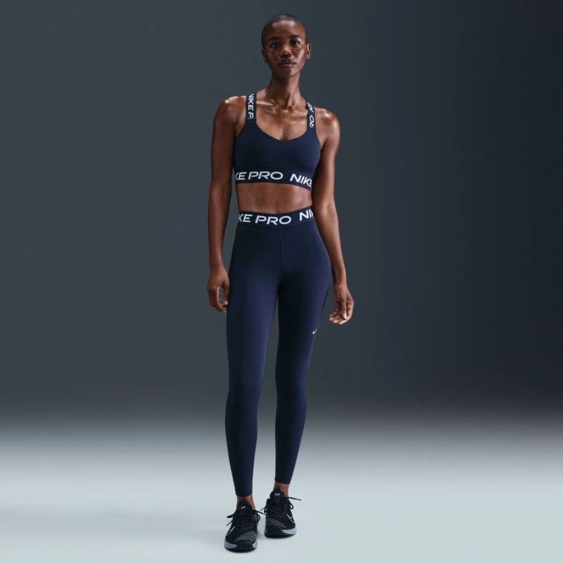 Dámska tréningová športová podprsenka NIKE PRO W NP BRA TT MIDNIGHT NAVY MIDNIGHTNAVY WHITE 4
