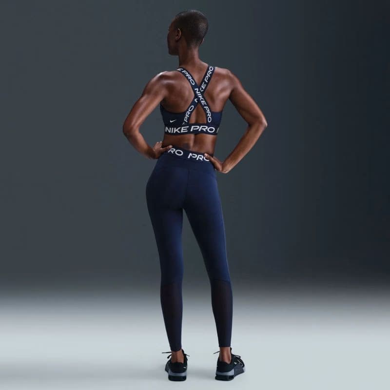 Dámska tréningová športová podprsenka NIKE PRO W NP BRA TT MIDNIGHT NAVY MIDNIGHTNAVY WHITE 5