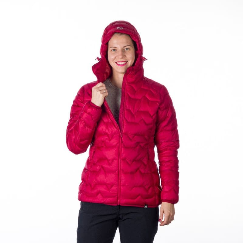 Dámska turistická bunda NORTHFINDER ELMA-510-cherry 4