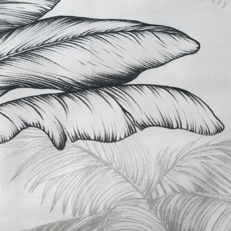 ArtFir Obliečky na jednolôžko SPRING 104 | biela/sivá 140 x 200 cm 4