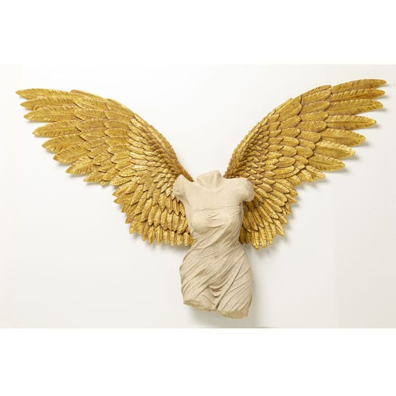Gela Angel dekorácia bielo-zlatá 203x140 cm