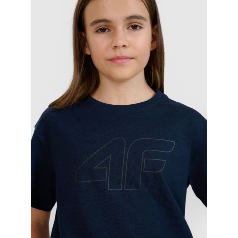 Dievčenské tričko s krátkym rukávom 4F JUNIOR TSHIRT F2333-31S-NAVY 2