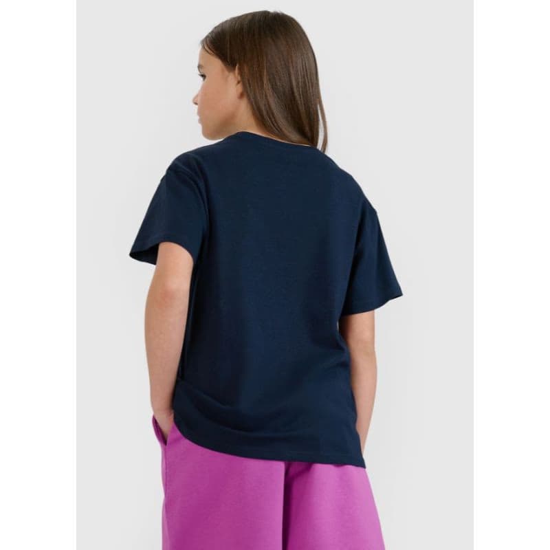 Dievčenské tričko s krátkym rukávom 4F JUNIOR TSHIRT F2333-31S-NAVY 3