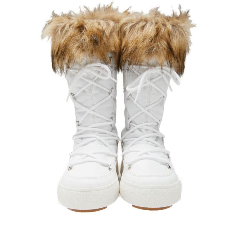 Dámske vysoké zimné topánky MOON BOOT MB LTRACK MONACO WP-A001 WHITE 2