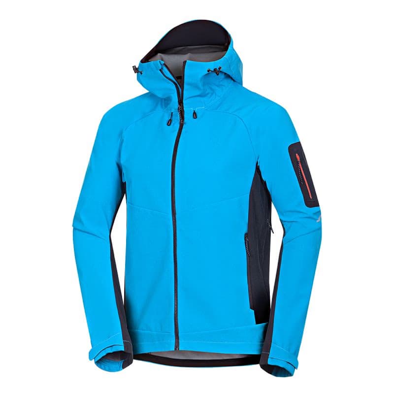Pánska turistická softshellová bunda NORTHFINDER BRIO-271blackblue 3