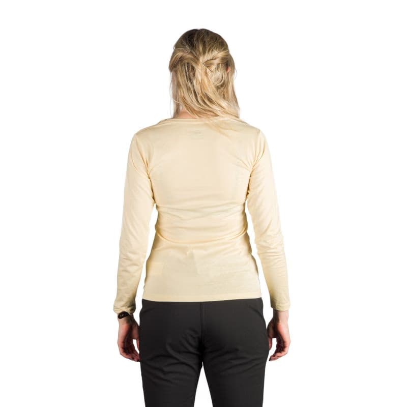 Dámske turistické tričko s dlhým rukávom NORTHFINDER RIYA-529creamwhite 4