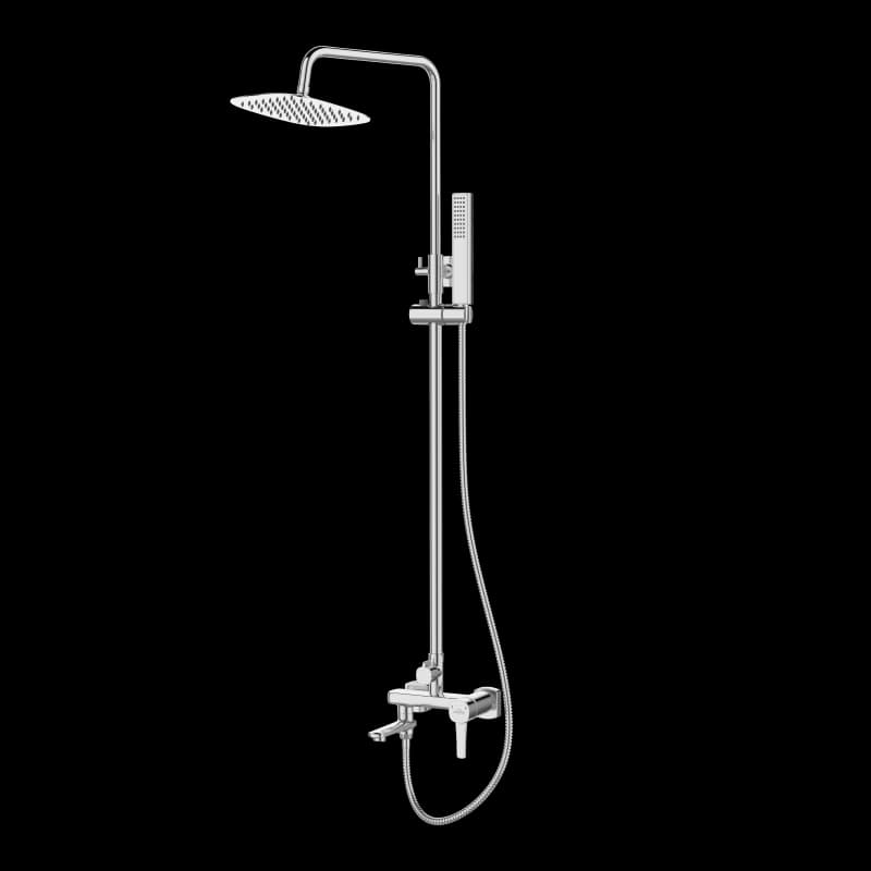 INVENA - Sprchový stĺp GLAMOUR TREND s batériou, chróm AU-05-B01-V 1