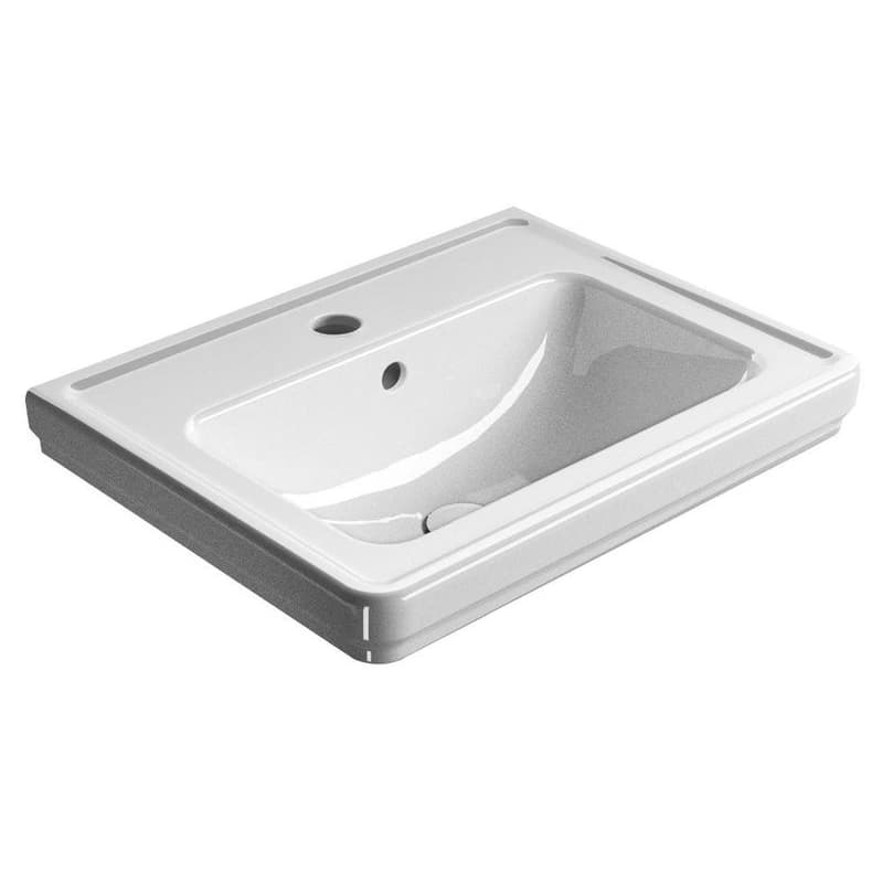 GSI - CLASSIC keramické umývadlo 60x46cm, biela ExtraGlaze 8731111 1