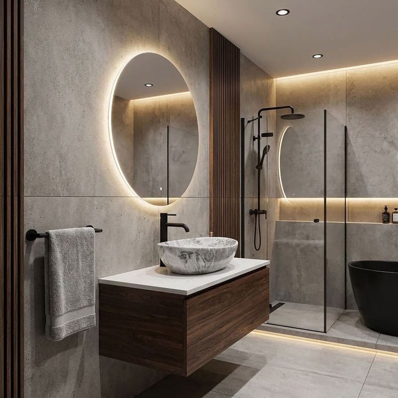 REA - Umývadlo na dosku Sofia Stone Marble 41x34,5 REA-U9908 4