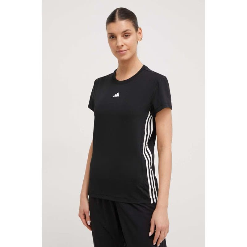 Dámske tréningové tričko s krátkym rukávom ADIDAS HYGLM T BLACK WHITE 3