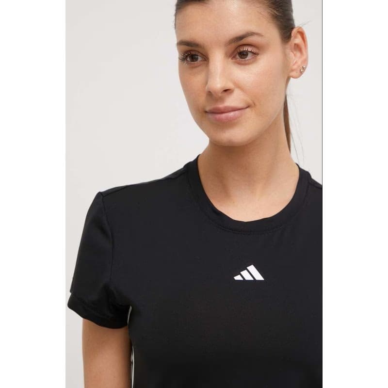 Dámske tréningové tričko s krátkym rukávom ADIDAS HYGLM T BLACK WHITE 6