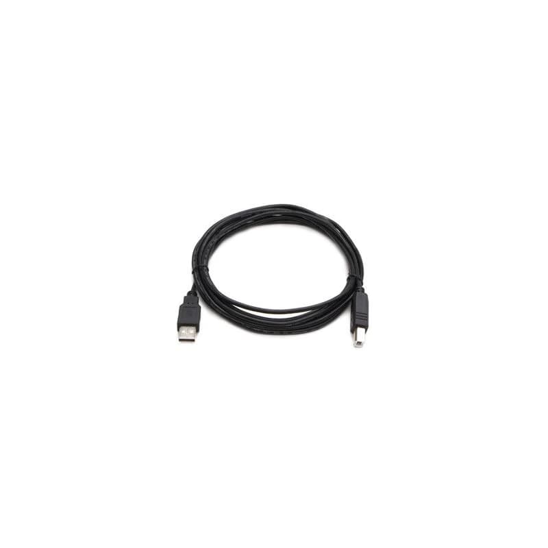 Logo USB kábel (2.0), USB A samec - USB B samec, 3m, čierny 2