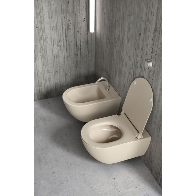 GSI - PURA závesná WC misa, Swirlflush, 36x55cm, creta dual-mat 881508 5