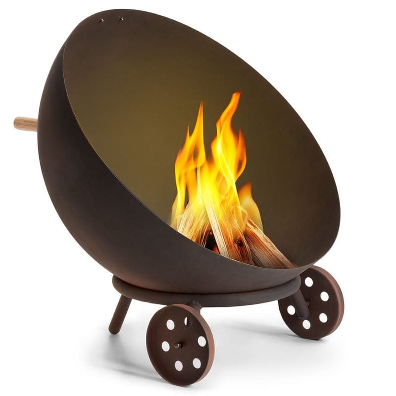 Blumfeldt Fireball Egon, ohnisko, oceľ, do záhrady alebo na terasu, Ø 66 cm, kryt na gril 1