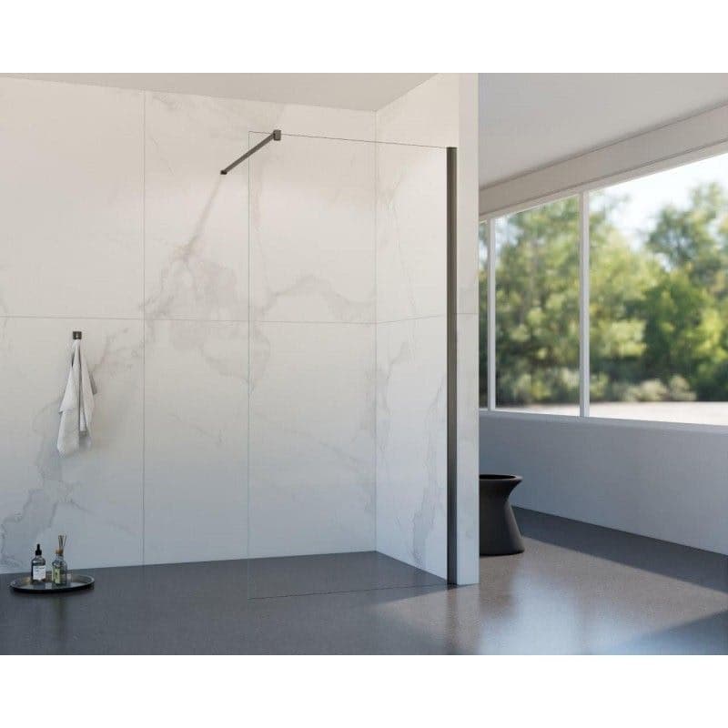 HOPA - Walk-in sprchovací kút LAGOS NEW - Farba rámu - Grafit, Rozmer A - 80 cm BCLAGO80GCN 1