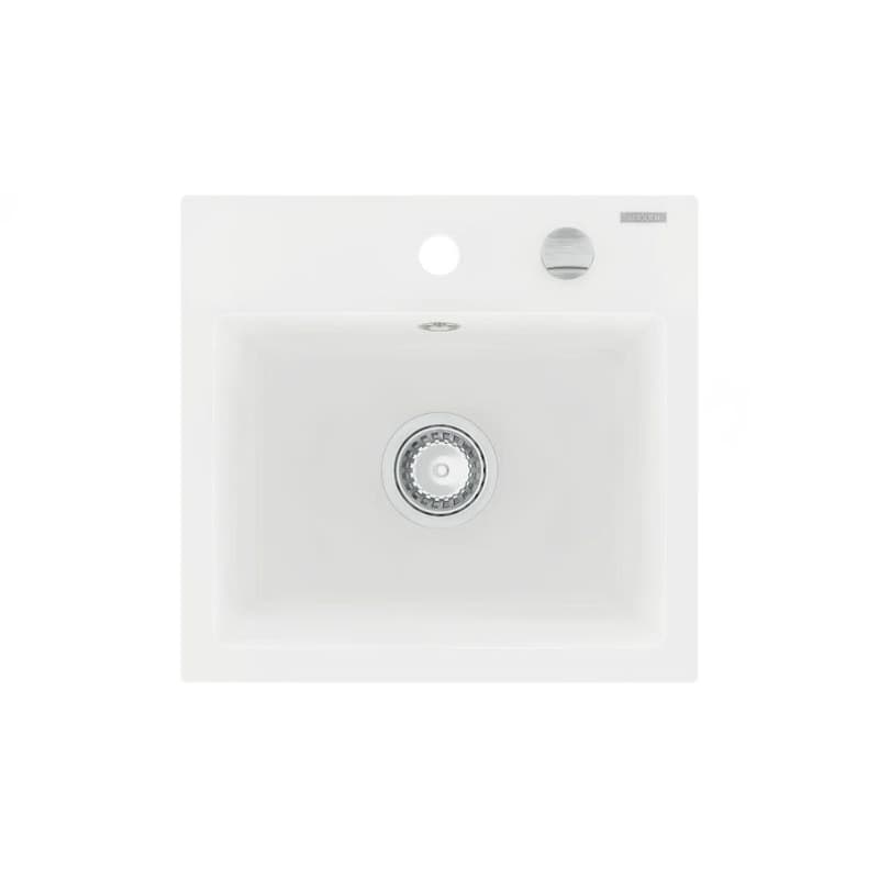 MEXEN MEXEN - Milo granitový, kuchyňský drez 1 435x410 mm, biela 6505441000-20