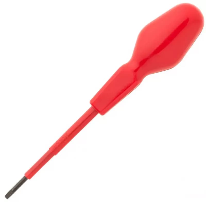 Skrutkovač elektrotechnický s izoláciou 1000V, plochý, SL3 x 80 mm 1