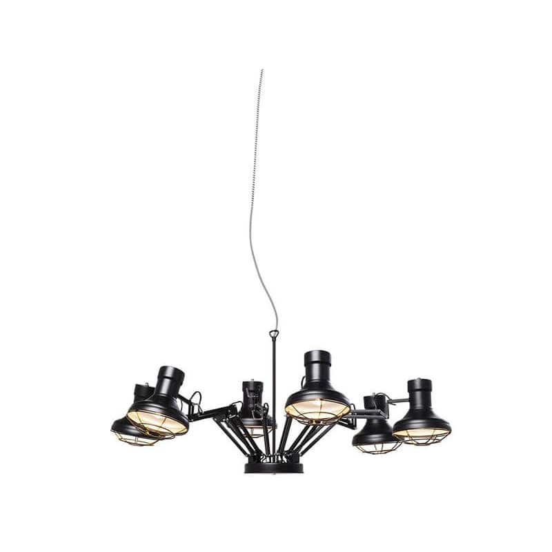 Spider visiaca lampa čierna