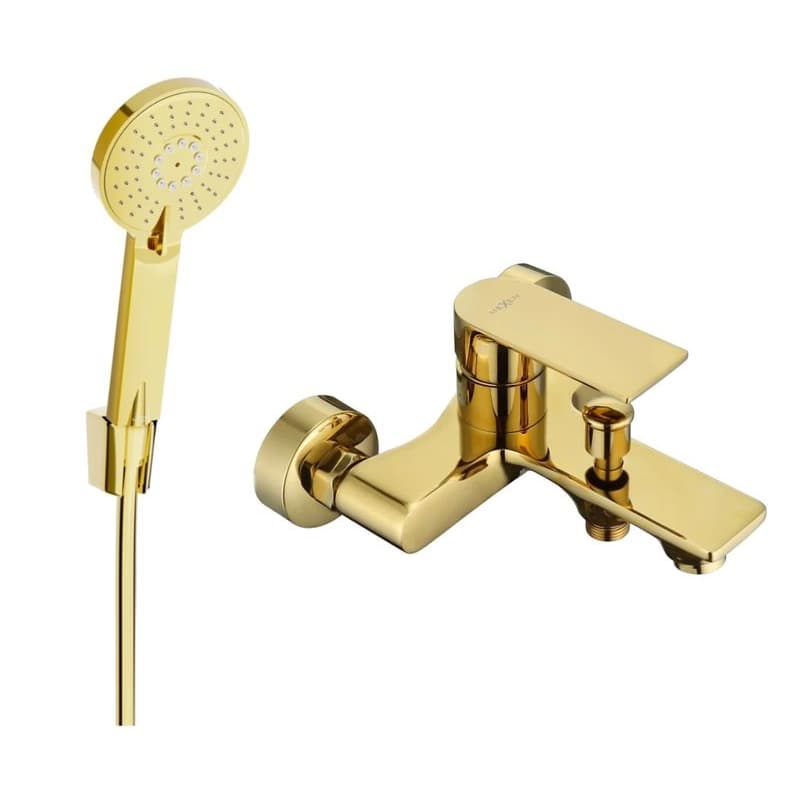 MEXEN/S - R40 Royo vaňová batéria so sprchou set, zlato 7223R40-50