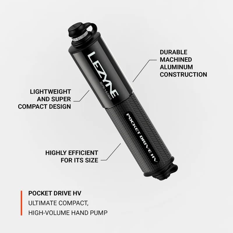Pumpa na bicykel LEZYNE POCKET DRIVE HV 3
