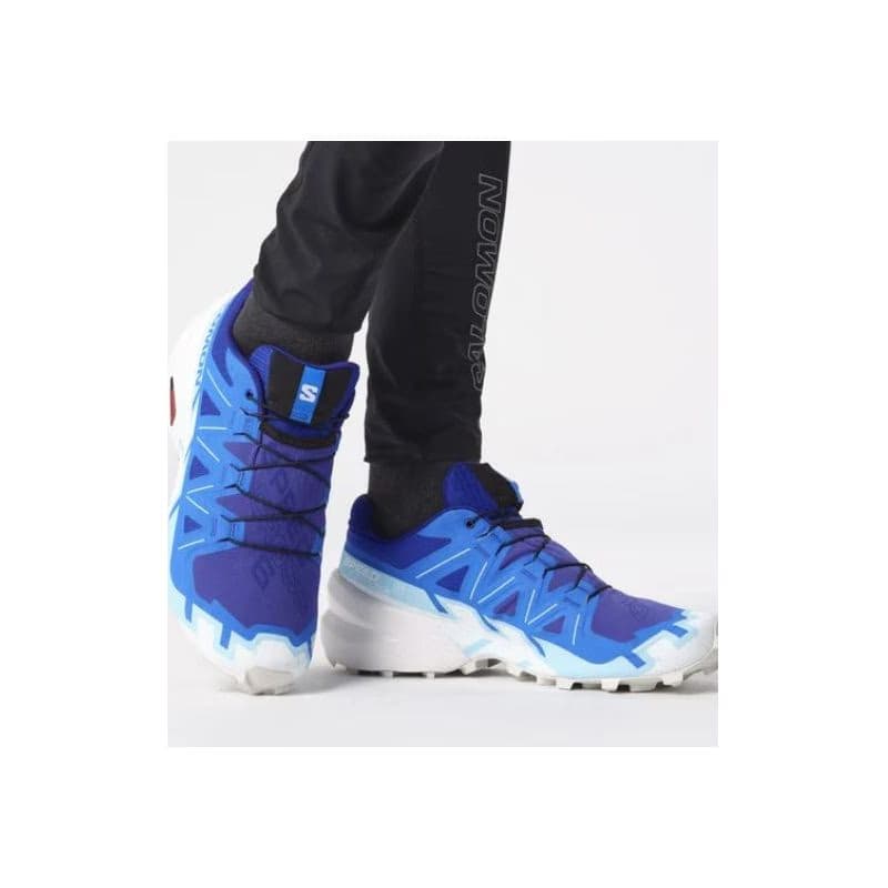 Pánska bežecká trailová obuv SALOMON Speedcross 6 lapis blue ibiza blue white 3