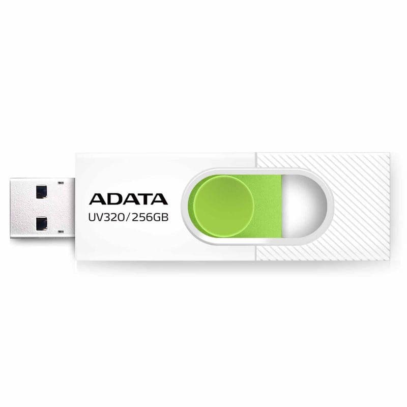 ADATA Flash Disk 256GB UV320, USB 3.2, bielo-zelená 1