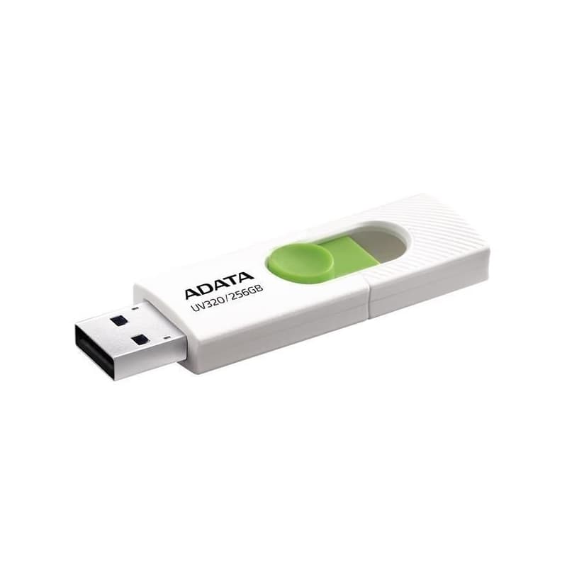 ADATA Flash Disk 256GB UV320, USB 3.2, bielo-zelená 2