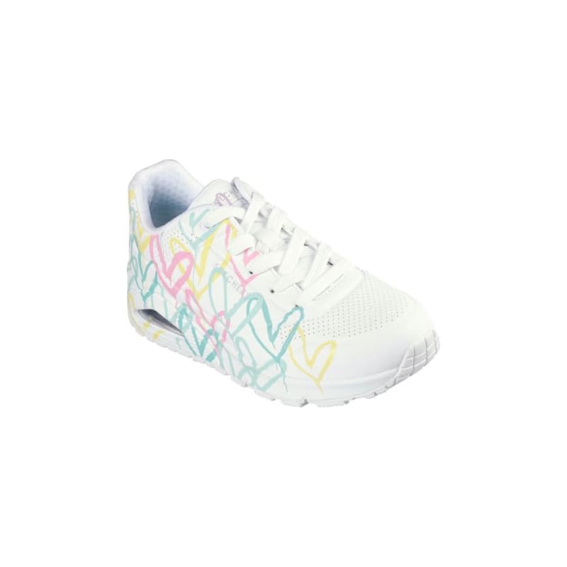 Dámska rekreačná obuv SKECHERS Uno Changed Love W white multi color 1