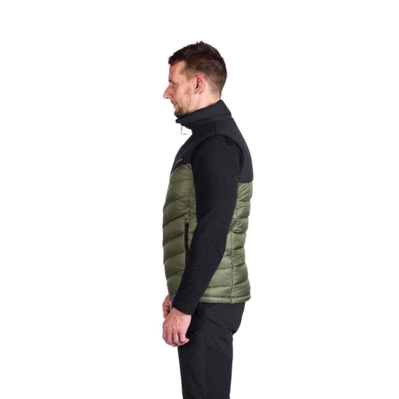 Pánska turistická vesta NORTHFINDER FILIPPO-550blackdarkgreen 3