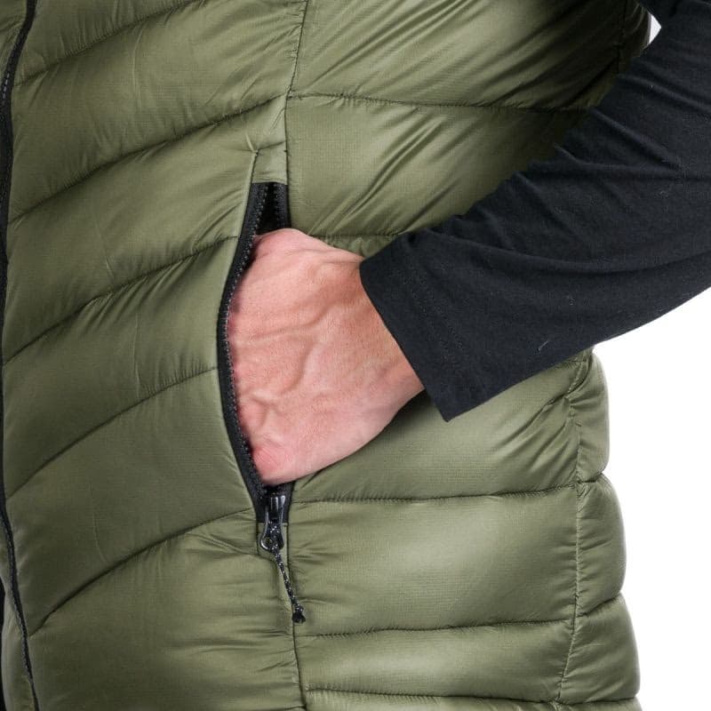 Pánska turistická vesta NORTHFINDER FILIPPO-550blackdarkgreen 4