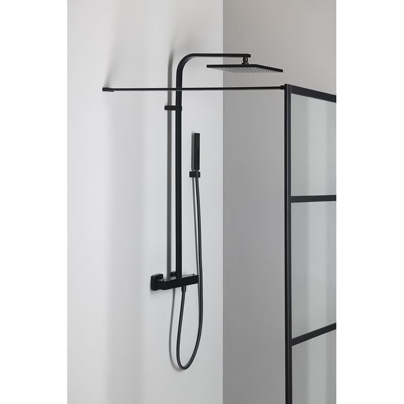 SAPHO - DIMY sprchový stĺp s termostatickou batériou, čierný DM322BL 3