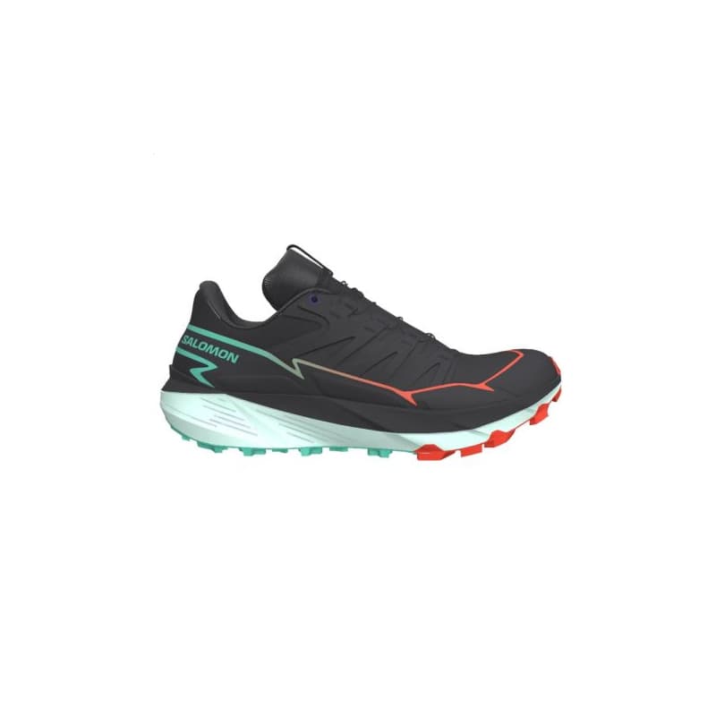 Pánska bežecká trailová obuv SALOMON Thundercross M black cherry tomato electric green