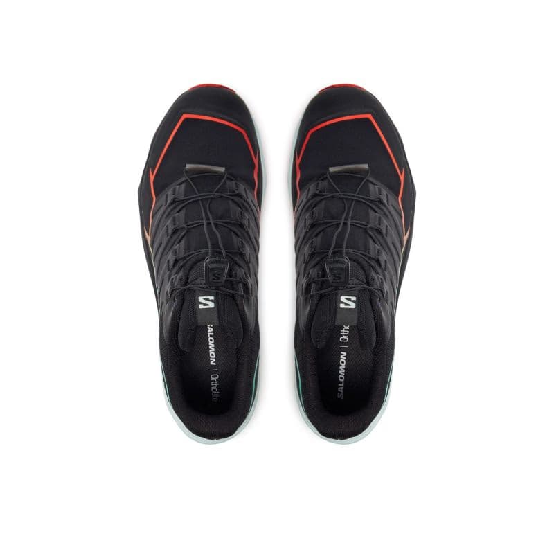 Pánska bežecká trailová obuv SALOMON Thundercross M black cherry tomato electric green 5