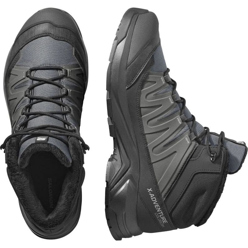 Pánske členkové zimné topánky SALOMON X-Adventure Coldrush WP M asphalt black alloy 4