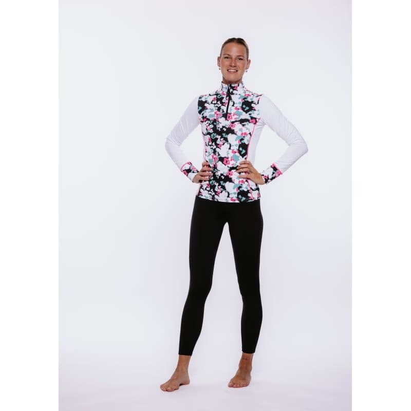 Dámske tričko AUTHORITY DRYZIP III W white print 3