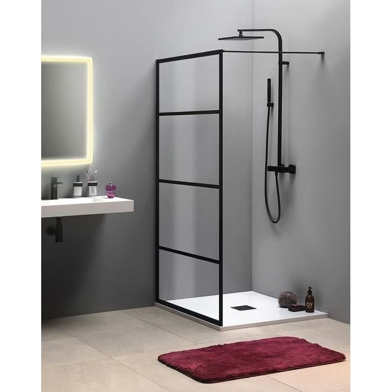 GELCO - CURE BLACK sprchová zástena 700 číre sklo CB70 2
