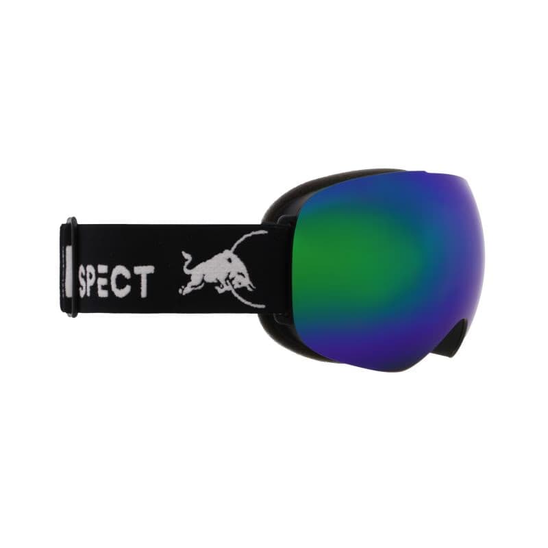Lyžiarske okuliare RED BULL SPECT BENT-06GR3, black brown with green mirror 2